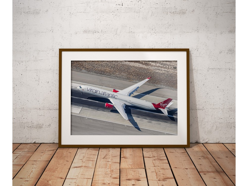 Poster Airbus A350 Virgin Atlantic