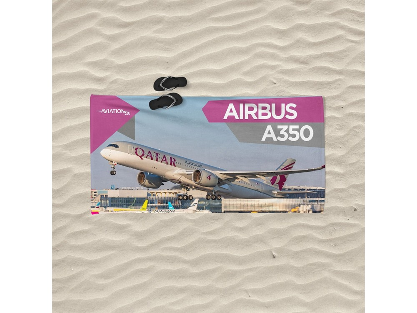 Beach towel Airbus A350