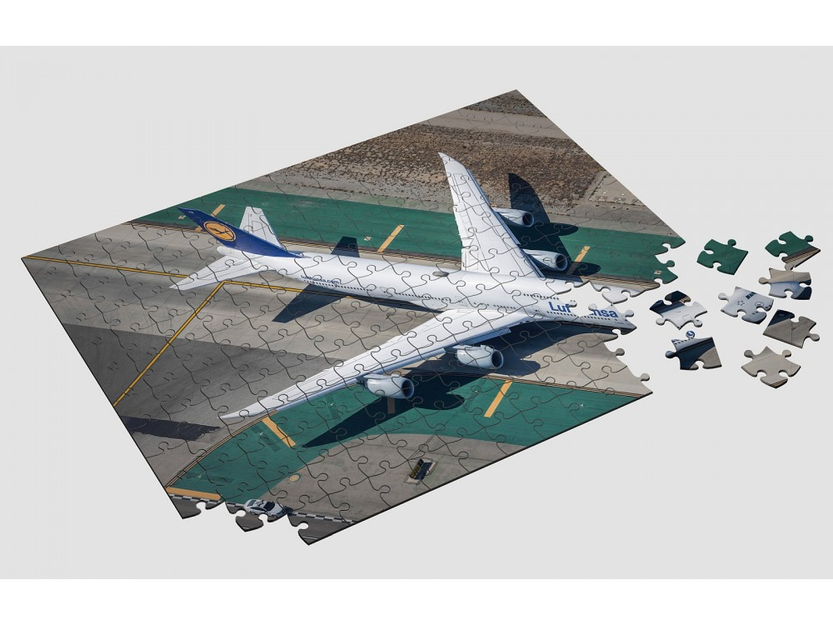 Foto-Luftfahrt-Puzzle Boeing 747 Lufthansa