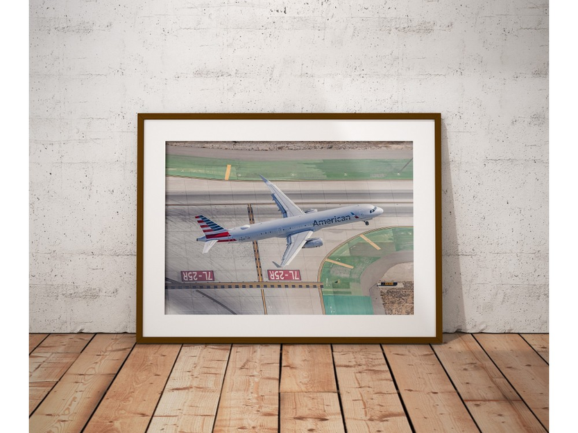 Plakat Airbus A321 American Airlines