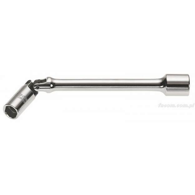 B.10R12AL - Long swivel socket wrench with a 3/8" square drive for glow plugs, 12 mm.