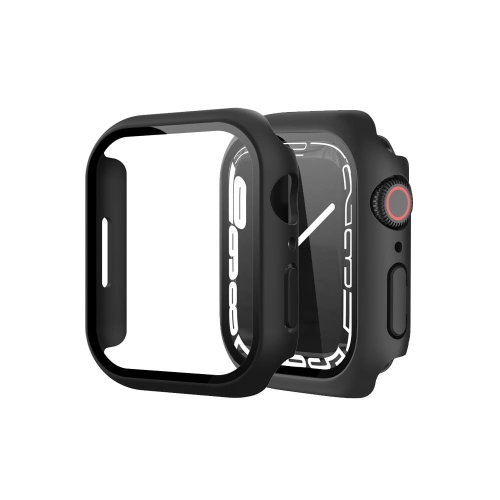 Hi5 Defender Black - Etui ochronne ze szkłem dla Apple Watch 41 mm (seria 7)