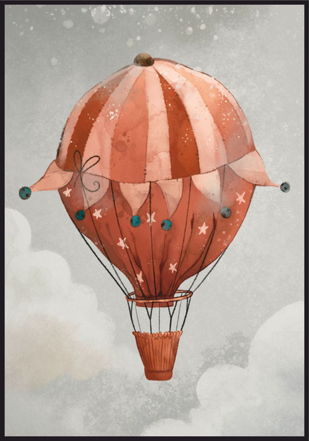 Red balloon poster