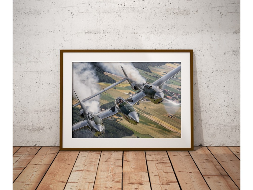 Poster P-38 Lightning