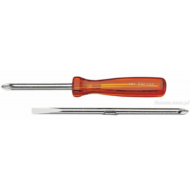 AMS - Multi-bit screwdriver, "Standard" model, for slotted and Phillips screws, 5.5 - 6.5 mm and PH1 - PH2.