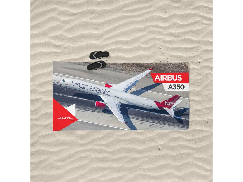 Strandtuch. Airbus A350