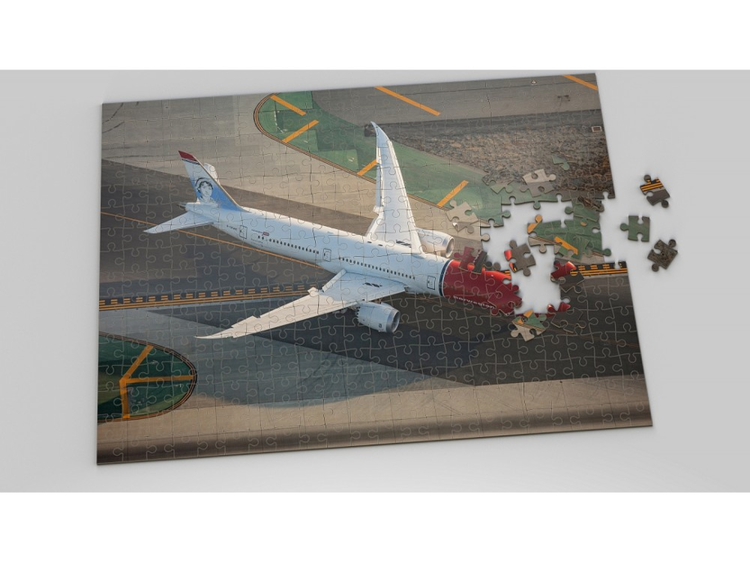 Foto-Luftfahrt-Puzzle Boeing 787 Norwegian