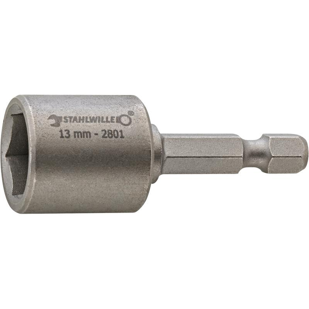 nasadka 1/4",IMPACT 10mm, z zewn 6-kątem z magnesem