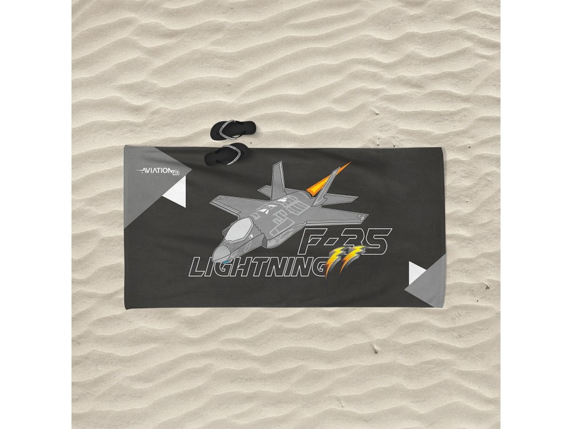 Beach towel F-35 Lightning II