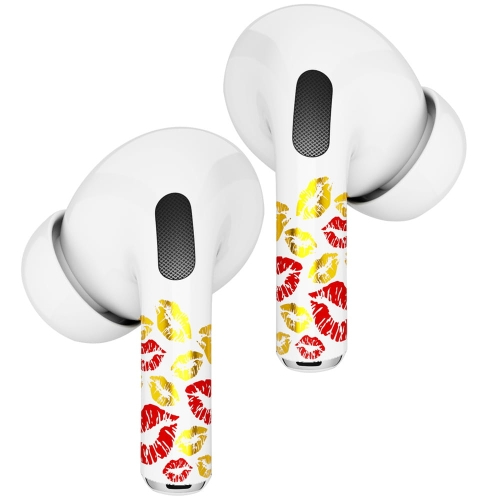 RockMax Art Skins Gold Lips with applicator for AirPods Pro 2/ Pro