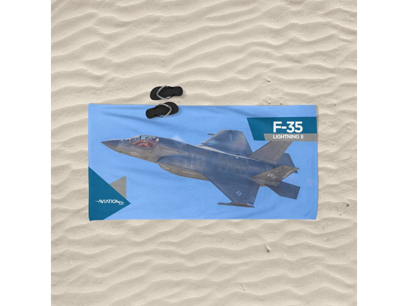 Strandtuch. F-35 Lightning II