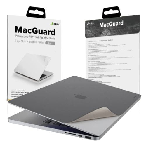JCPAL - Folia MacGuard dla MacBook Pro 14" Two-in-One Skin Set (Space Gray, Top skin+Back skin)