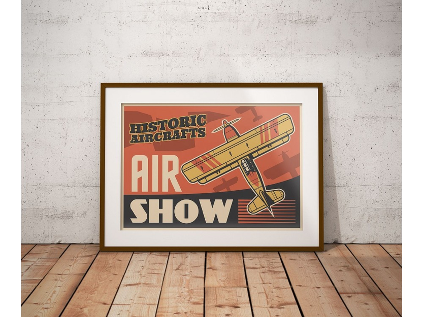 Plakat Retro Air Show