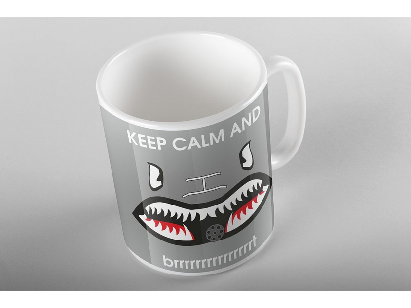 Keep Calm and brrrrt mug