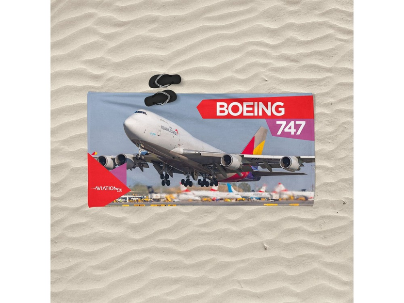 Ręcznik plażowy Boeing 747