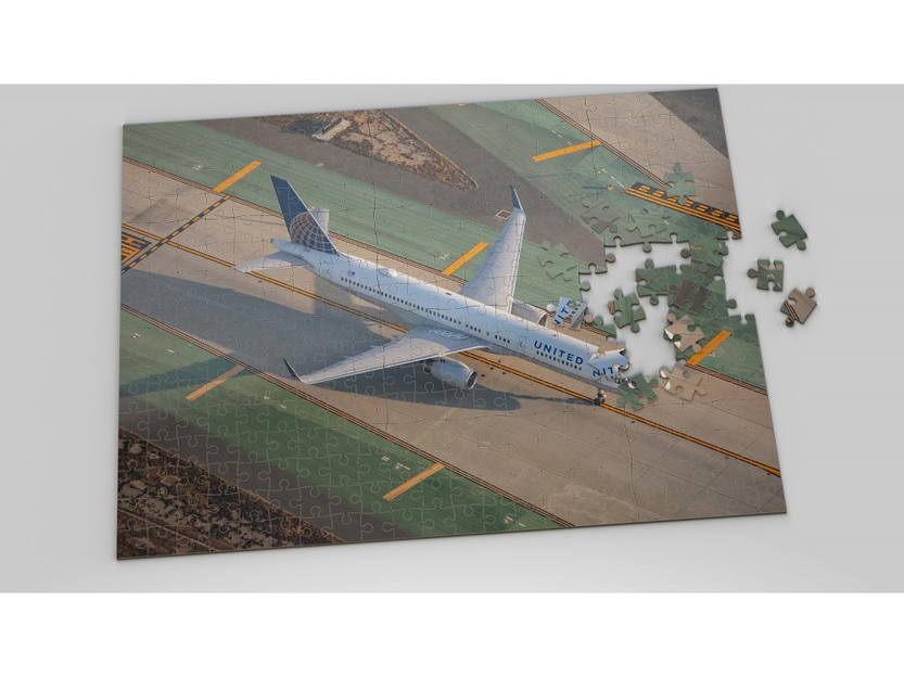 Foto-Luftfahrt-Puzzle Boeing 757 United