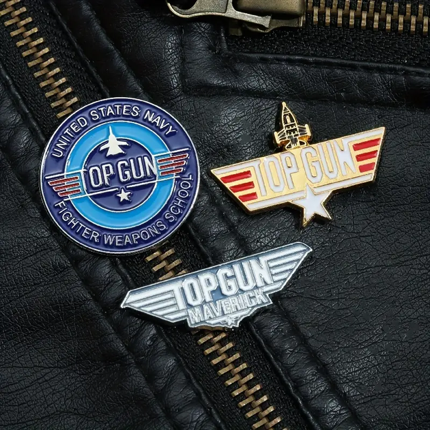 Metalowa odznaka pilota broszka