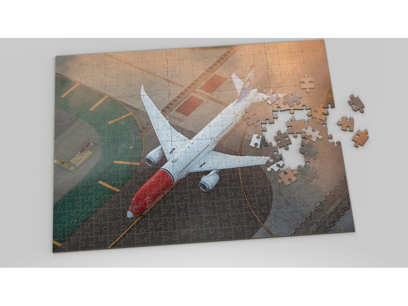 Foto-Luftfahrt-Puzzlee Boeing 787 Norwegian