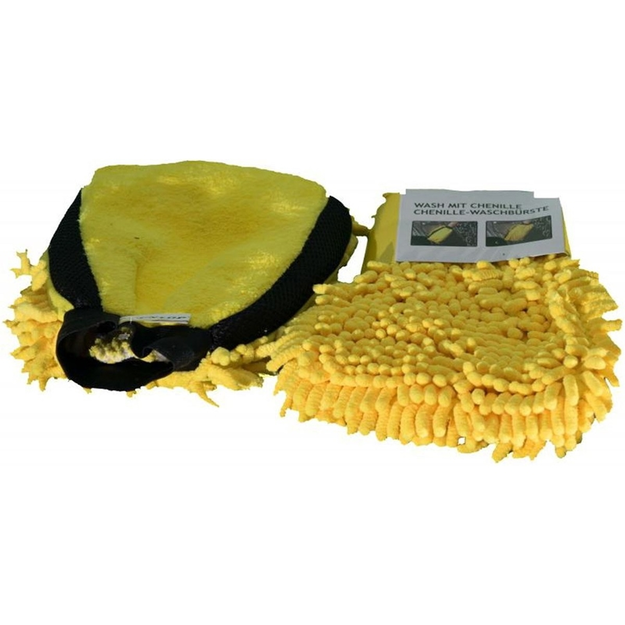Dunlop - 2in1 microfiber car wash mitt with tassels
