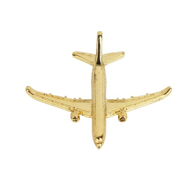 Airplane Designed Metal Lapel Pin