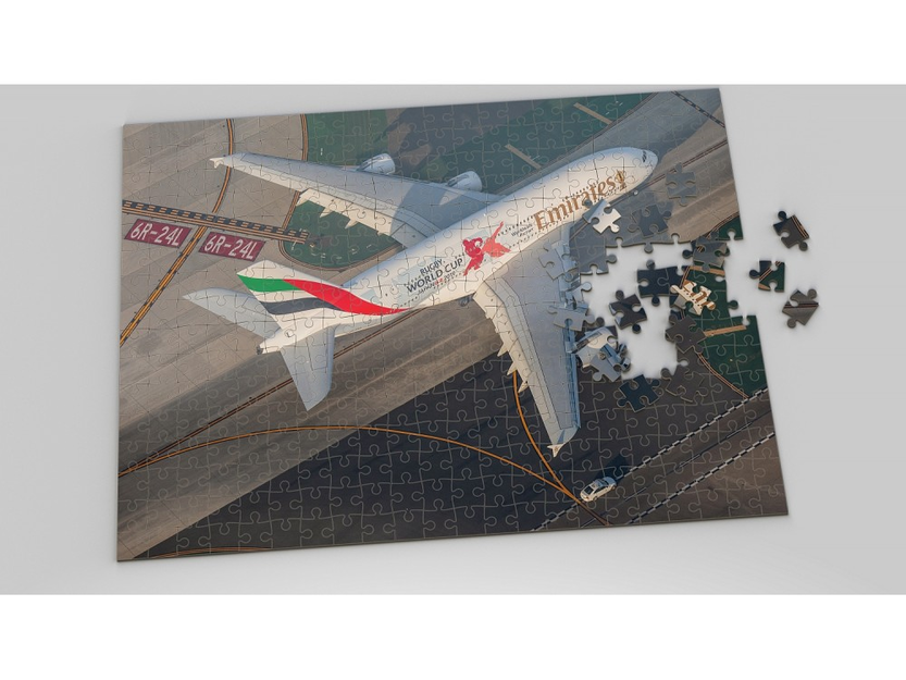 Foto-Luftfahrt-Puzzle Airbus A380 Emirates
