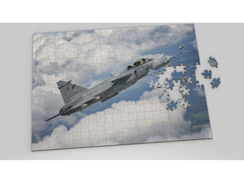 Photo Aviation Puzzle JAS-39 Gripen Czech Air Force