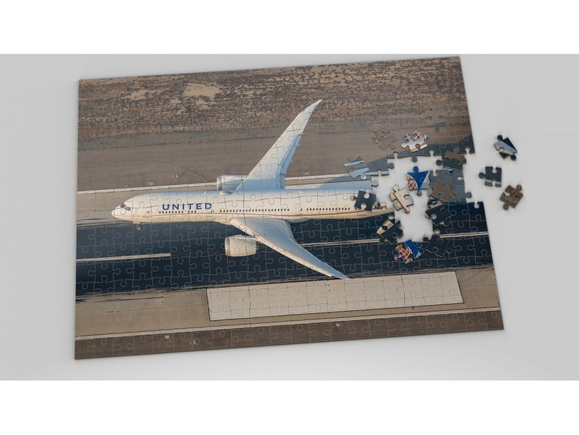 Foto-Luftfahrt-Puzzle Boeing 787 Dreamliner United