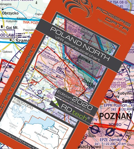 Polen Nord VFR Flugkarte - ICAO