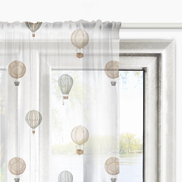 Vorhang für Kinder "OCEAN DREAM" Design D123 | Träumerische Ballons