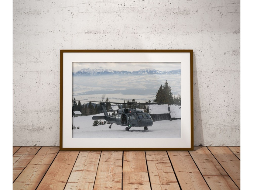 Plakat Śmigłowiec Sikorsky s70i Black Hawk