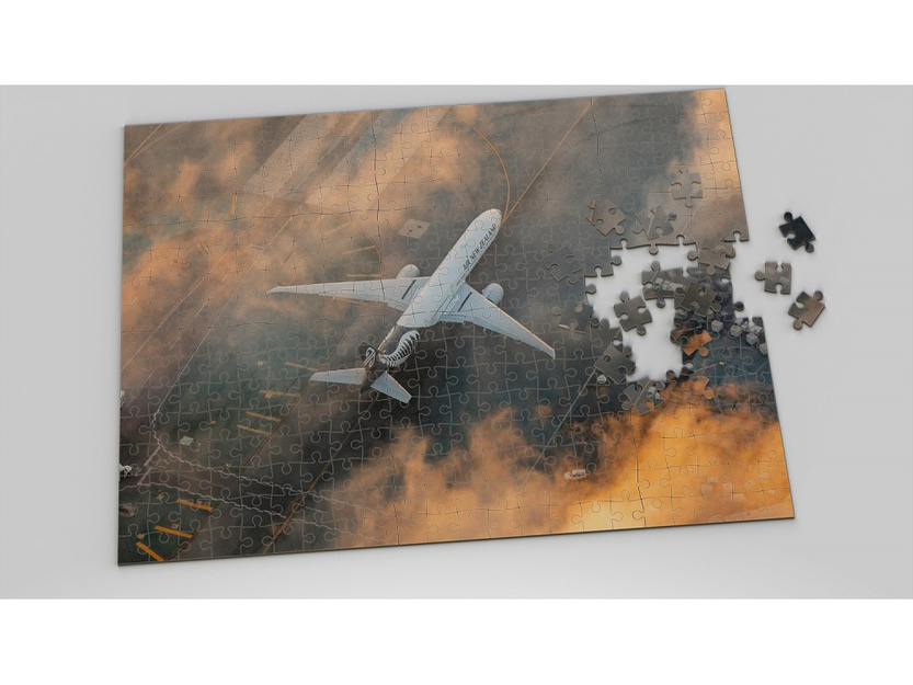 Foto-Luftfahrt-Puzzle Boeing 777 Air New Zealand