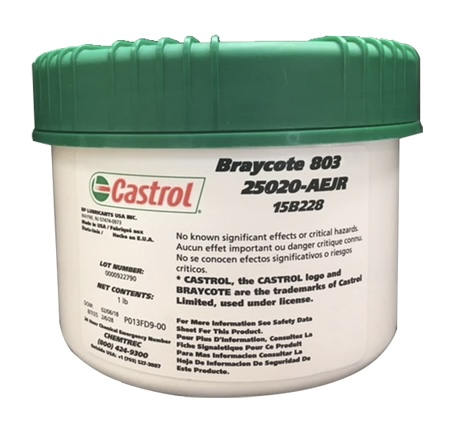 BRAYCOTE 806 , GREASE AIRCRAFT & INSTRUMENT , CAN 1 LB // MIL-PRF-27617F TY III