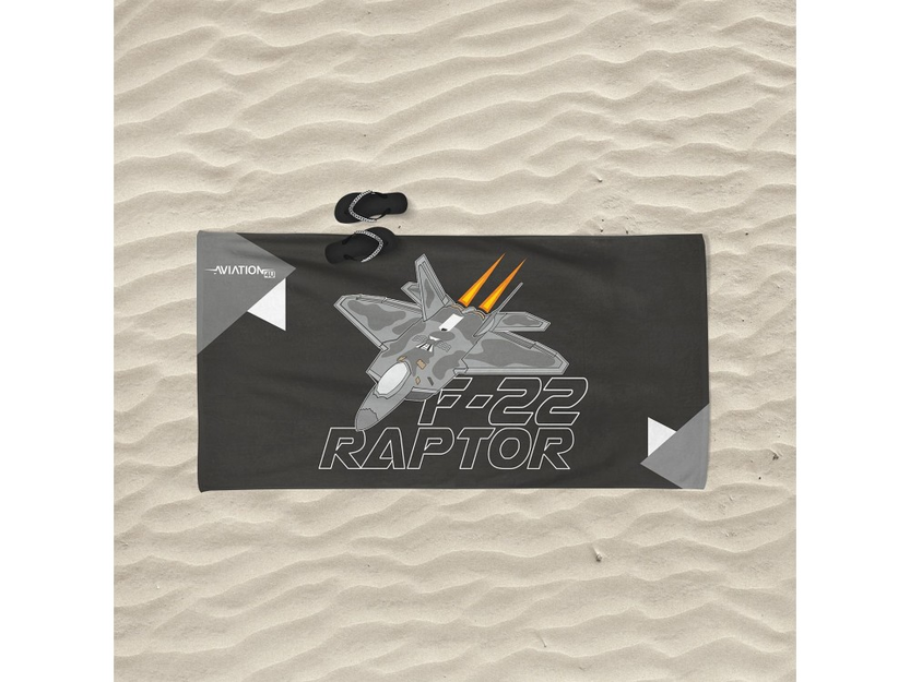 Beach towel F-22 Raptor