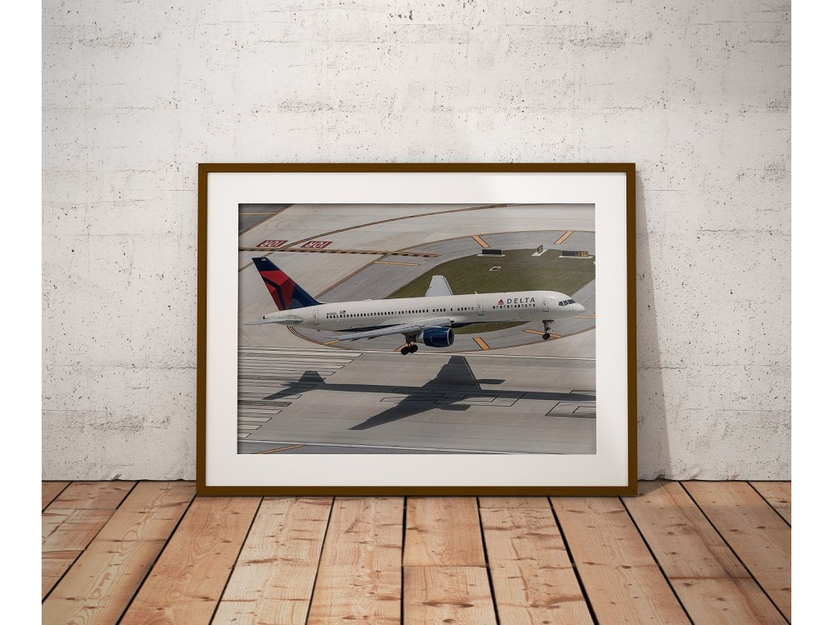 Plakat Delta Airlines w Fort Lauderdale Airport