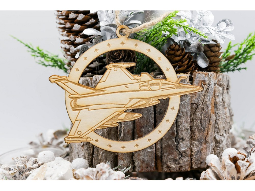 Weihnachtsbaumschmuck Dassault Rafale